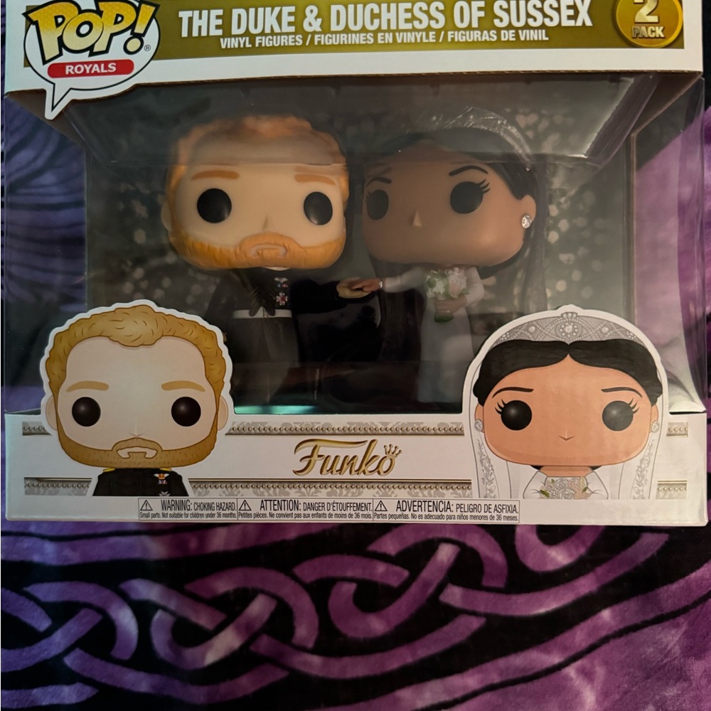 Funko Pop Royals Couple Figures